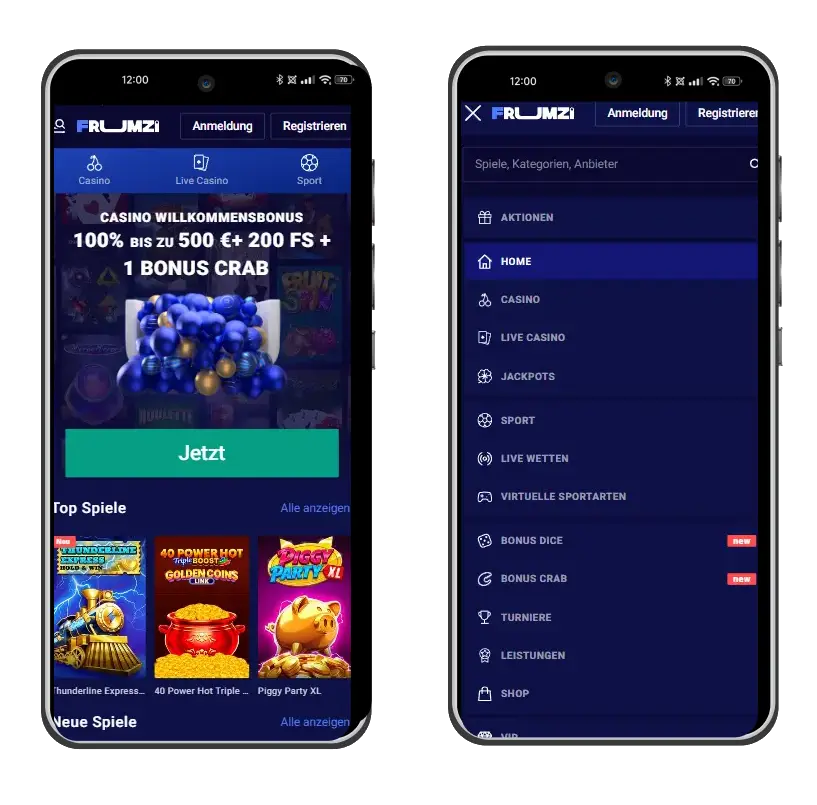 frumzi casino de mobile