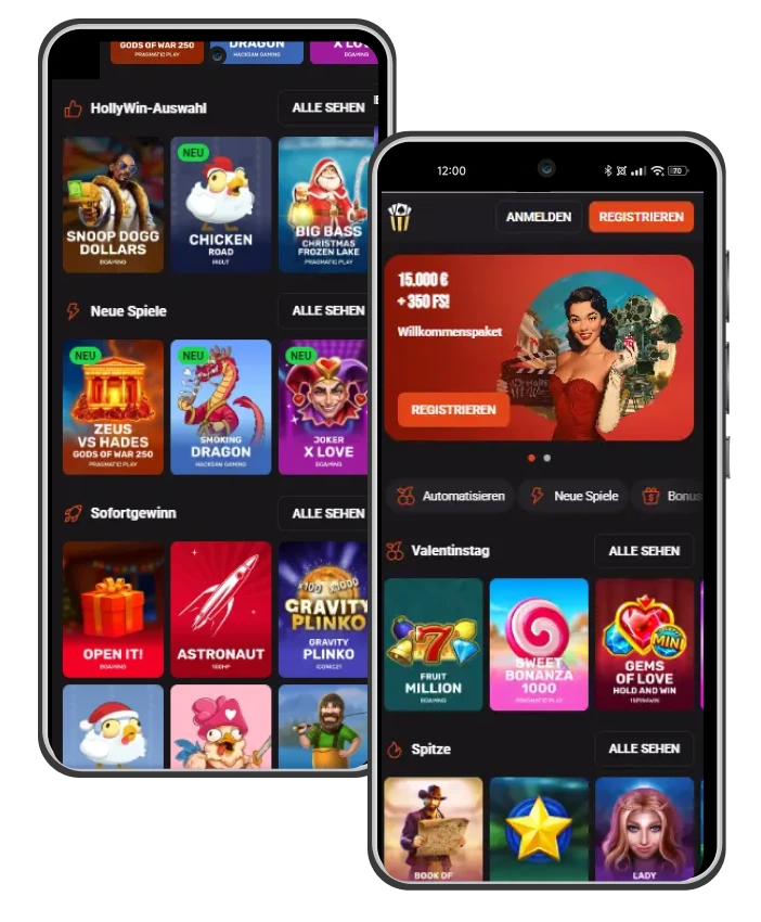 hollywin casino mob version