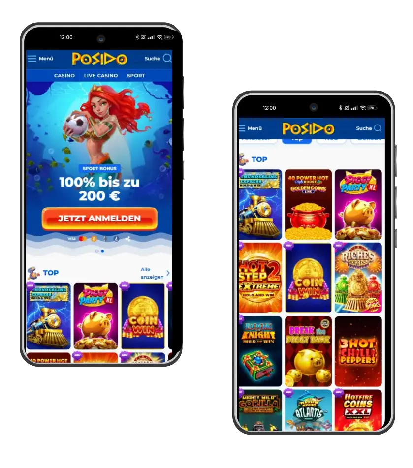 posido casino de mobile version